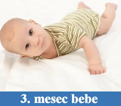 Treći mesec bebe, beba u trećem mesecu, razvoj bebe po mesecima, po nedeljama, simptomi, Beograd, Srbija